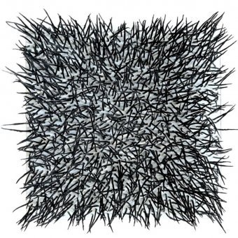 Drawing "MONOCHROME MINIATURE 2" by illustrator Gleb Skubachevsky acrylic canvas at Jose Art Gallery