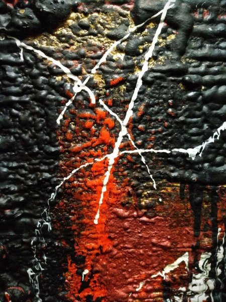Additional view 2: Contemporary Art Interior Painting TWO by painter ALEX SAVART mixed method wood 
