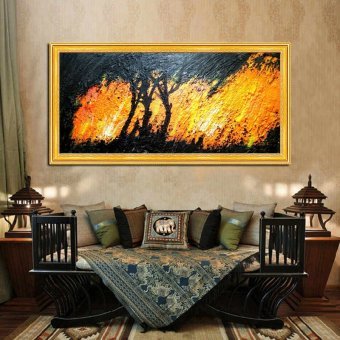 Pintura "SABANA", pintor ALEX SAVART técnica mixta madera en Jose Art Gallery