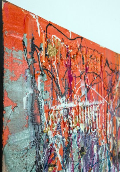 Additional view 3: Impressionism Cityscapes Painting Venetian carnival by painter ALEX SAVART mixed method wood 