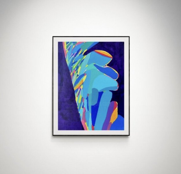 Imagen adicional 2: Abstraccionismo Interior Pintura "GRAPHIC 10/10", pintor Gleb Skubachevsky acrílico papel 