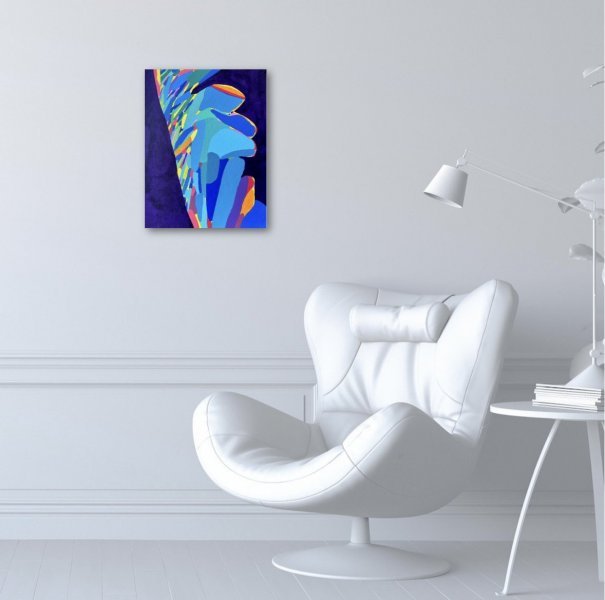 Imagen adicional 4: Abstraccionismo Interior Pintura "GRAPHIC 10/10", pintor Gleb Skubachevsky acrílico papel 