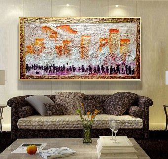 Malerei "Tintenfischspiel", maler/-in ALEX SAVART Mischtechnik Holz in der Jose Art Gallery