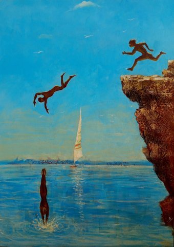 Живопись "Летняя эйфория", живописец Serhiy Roy масло картон в Jose Art Gallery