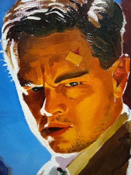 Image supplémentaire 3: Réalisme Portrait Peinture "Lion", peintre Anton Babenko huile carton 