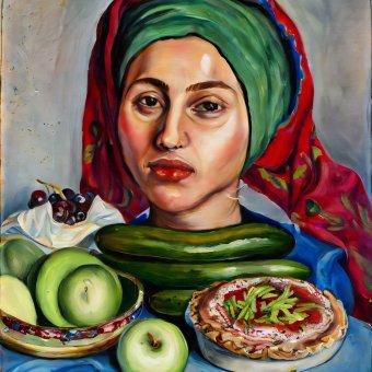 Sztuka cyfrowa "Ogórki: świeżość i radość w portrecie", artysta cyfrowy MeaHau w Jose Art Gallery