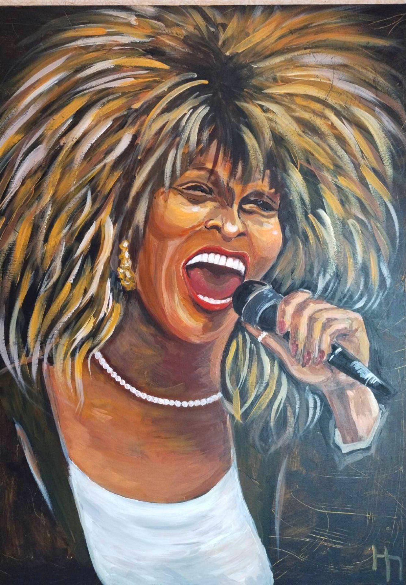 The Power of Music. A Vivid Image of a Legend Painting by Natali