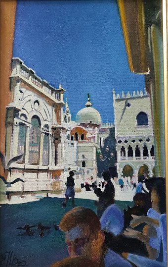 Painting "St. Mark's Square in Venice" | Artist Natalia Rosputko | Jose Art Gallery