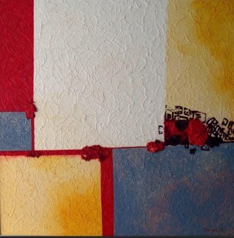 Живопись "Гранж Форм", живописец Людмила Громяк масло ткань в Jose Art Gallery