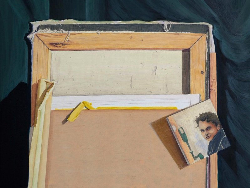 Additional view 1: Realism Still-Life Painting Ethereal Reverie by painter Muhammad Muzammil khan gouache paper 