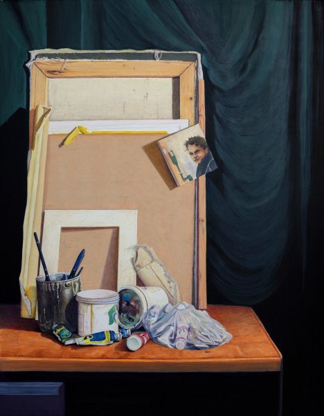 Additional view 3: Realism Still-Life Painting Ethereal Reverie by painter Muhammad Muzammil khan gouache paper 