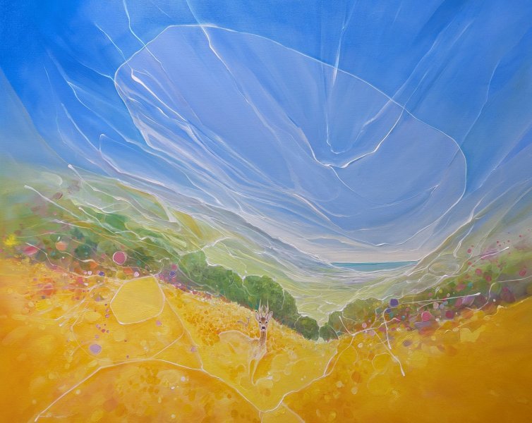 A Perfect Chaos Drawing - Gill Bustamante - Jose Art Gallery