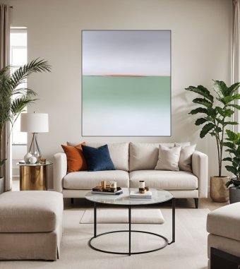 Painting "Horizon of Emotions #117" by painter Larissa Uvarova oil canvas at Jose Art Gallery