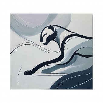 Painting "Elusive Freedom" by painter Lora Manukova acrylic canvas at Jose Art Gallery