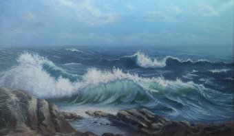 Painting "Wool" by painter innessikmax oil canvas at Jose Art Gallery