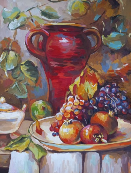 Additional view 5: Impressionism Still-Life Painting Still life by painter Katerina Romanyuk gouache paper 