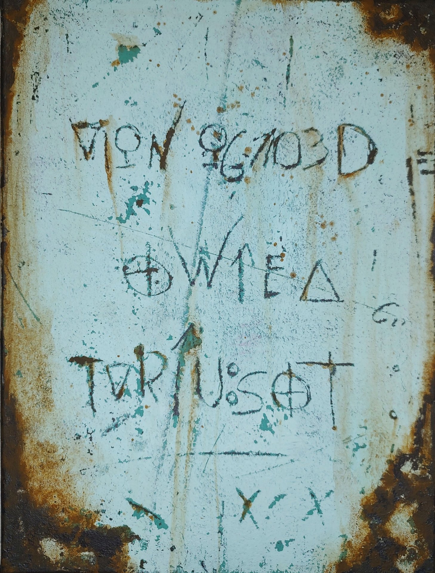 RIDDLE 7 Painting by Dmitriy Zazimko - Jose Art Gallery