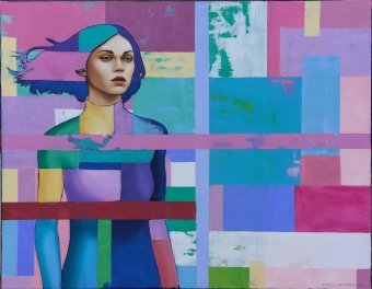 Painting "Essence" by painter Emanuela De Petrillo oil canvas at Jose Art Gallery