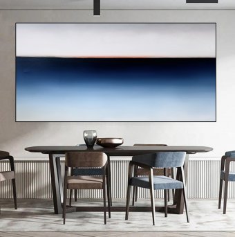 Painting "Horizon of Emotions #111" by painter Larissa Uvarova oil canvas at Jose Art Gallery