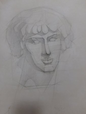 Drawing "Eyes that saw History" by illustrator Violeta Vodyana pencil paper at Jose Art Gallery