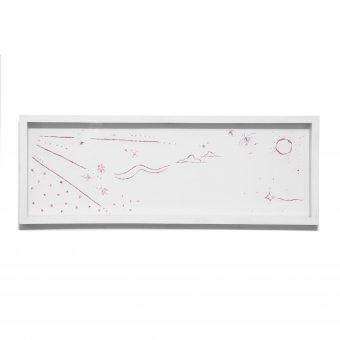 Peinture "Attentes", peintre Giada Rotundo acrylique verre à la Jose Art Gallery