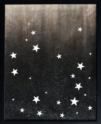 Painting "Sparkles" by painter Giada Rotundo acrylic canvas at Jose Art Gallery