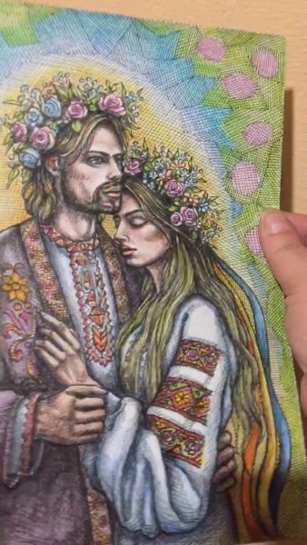 Zusätzliches Bild 7: Schöne Kunst Porträt Graphik "Liebe: Zeichnen auf Papier", illustrator NatalyArt Gravüre Papier 