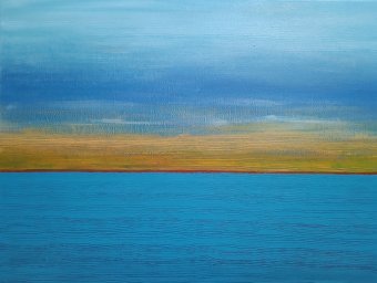 Painting "Horizon memory." by painter Julia Solarte acrylic canvas at Jose Art Gallery