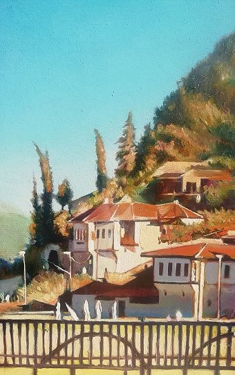Painting "Beirat old town" | Artist Natalia Rosputko | Jose Art Gallery