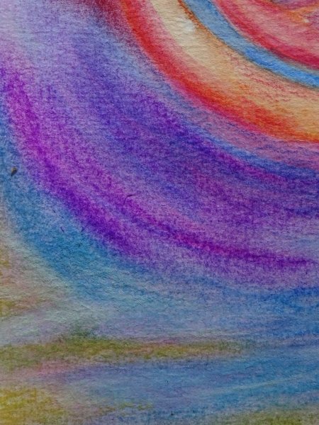 Immagine aggiuntiva 1: Astrattismo Genere Pittura "La mamma protegge", pittore Natalia Fernández TAO tecnica mista carta 