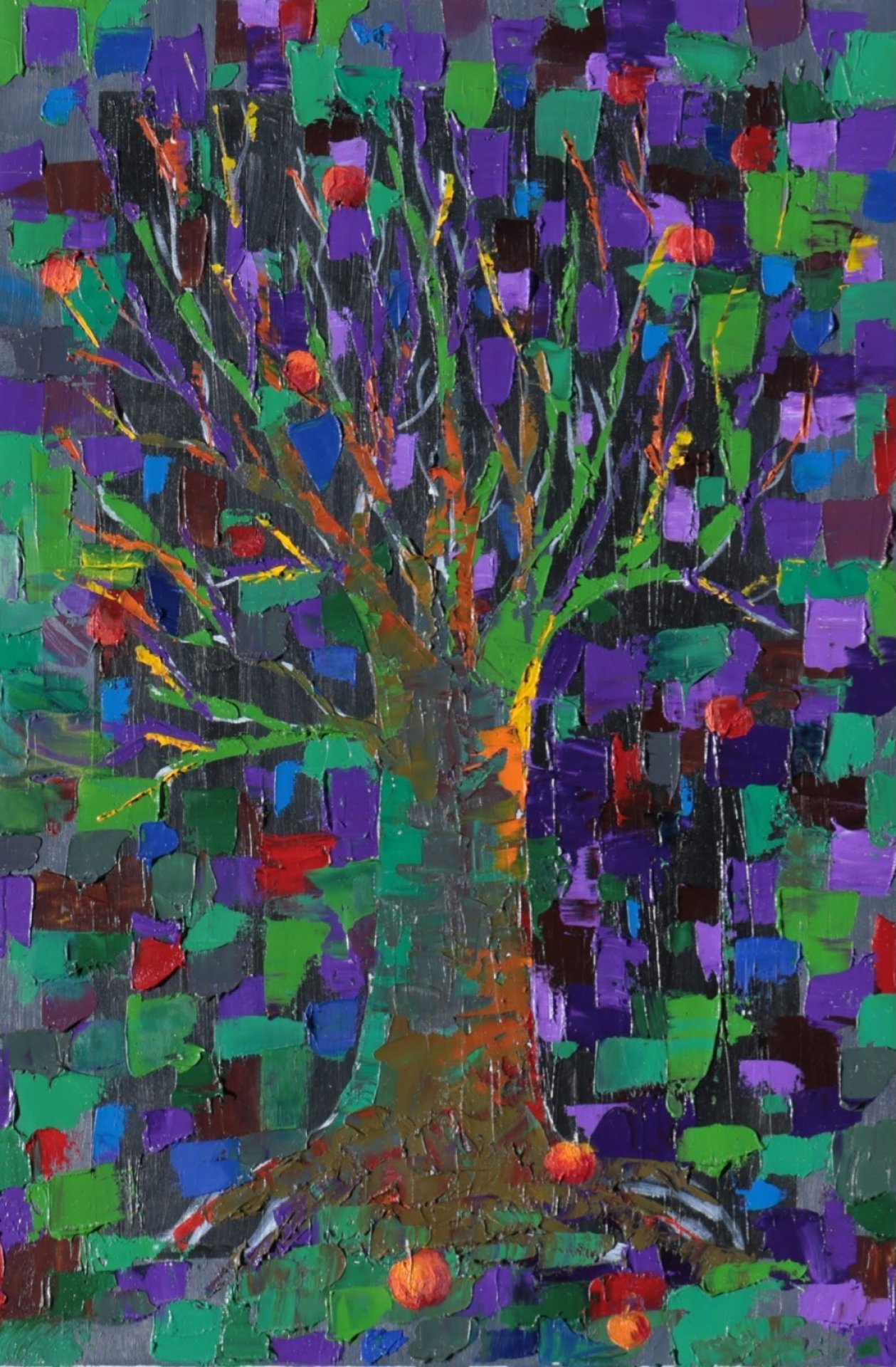 A tree for everyone Drawing - Leo Adam - Jose Art Gallery