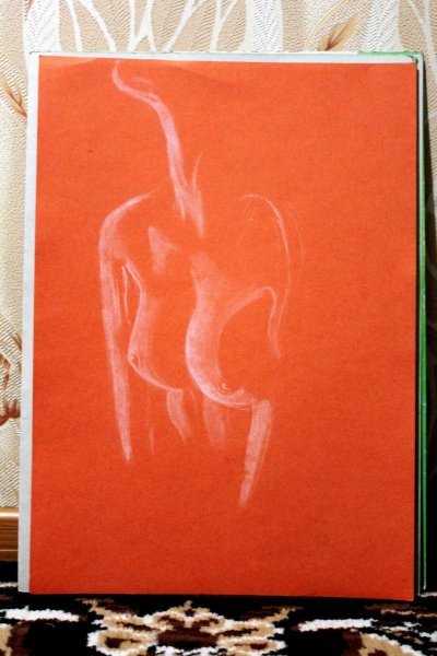 Immagine aggiuntiva 1: Minimalismo Nudo Grafica "Bellezza naturale. Il potere della femminilità", illustratore Sandlberry gesso cartone 