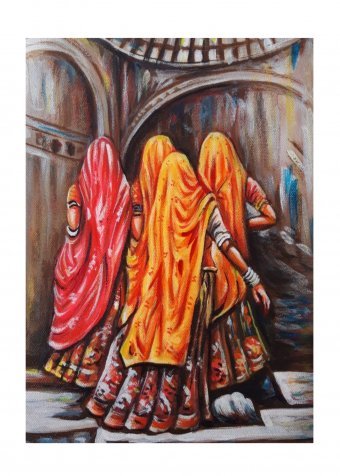 Indian Women Painting: Colors of Rajasthan