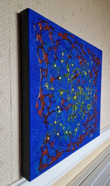 Additional view 1: Abstract History Painting Abstraction 33 by painter Anastasiia Doro acrylic canvas 