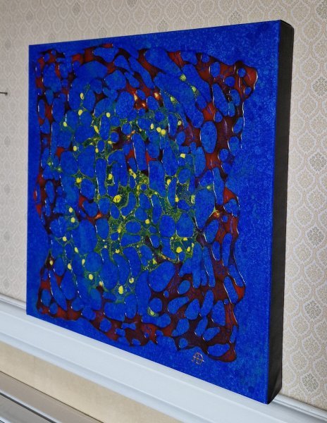 Additional view 2: Abstract History Painting Abstraction 33 by painter Anastasiia Doro acrylic canvas 