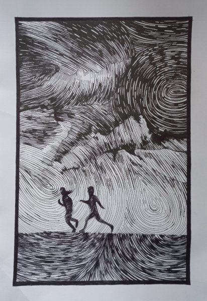 Happy Drawing - Katerina Romanyuk - Jose Art Gallery