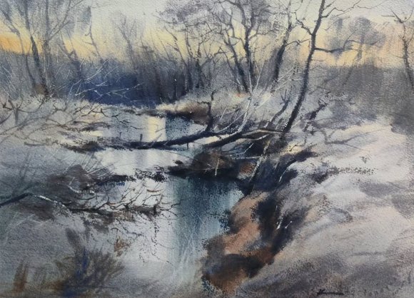 Dream Forest: A Frosty Winter Scene