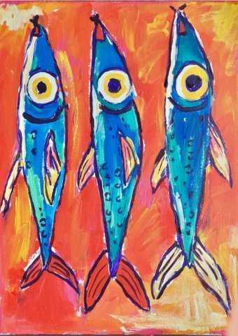 Живопись "Красочный натюрморт моря.", живописец Анна Мацюк масло холст в Jose Art Gallery