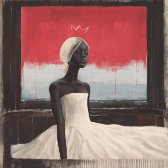 Arte digital "Uma princesa", artista digital Anna Shee na Jose Art Gallery