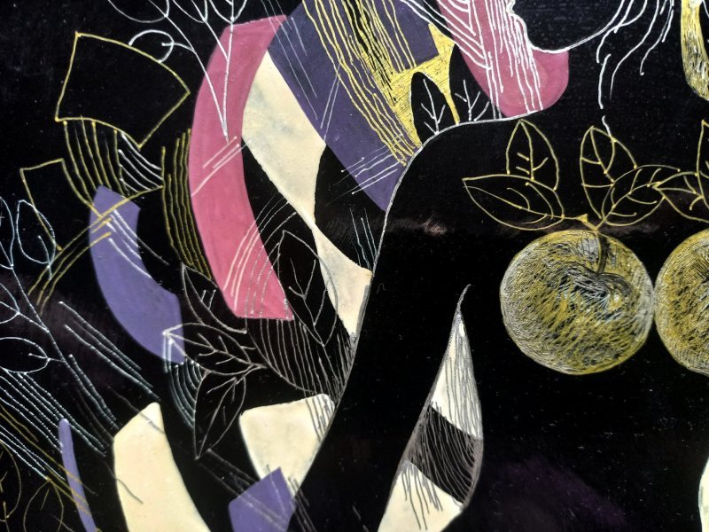 Image supplémentaire 5: Art figuratif Nu Peinture "Veille", peintre Lana Korolievskaia technique mixte bois 