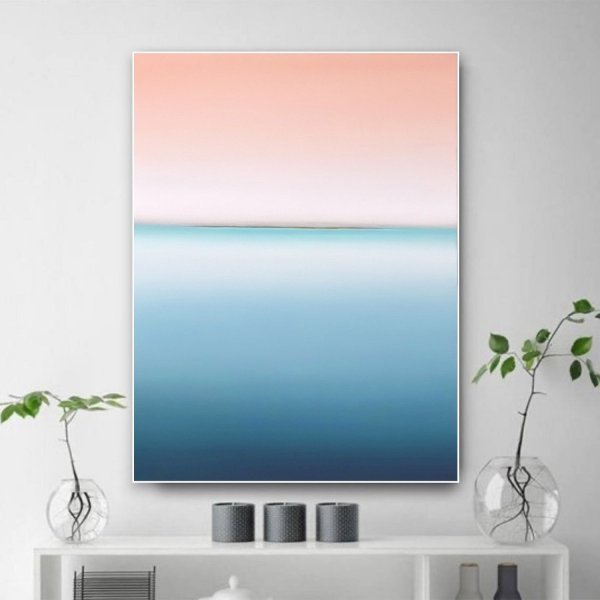 Additional view 2: Contemporary Art Marine Art Painting Horizon of Emotions #124 by painter Larissa Uvarova oil canvas 