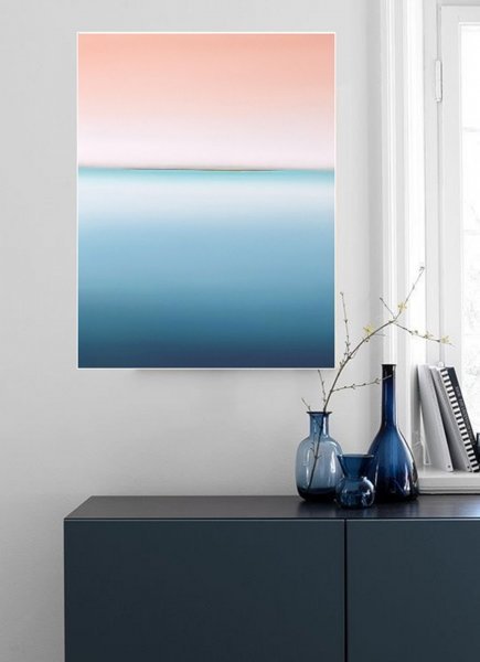 Additional view 4: Contemporary Art Marine Art Painting Horizon of Emotions #124 by painter Larissa Uvarova oil canvas 