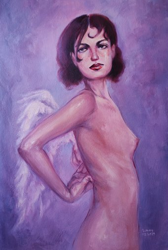 Malerei "Kein Titel", maler/-in Q May Öl Karton in der Jose Art Gallery