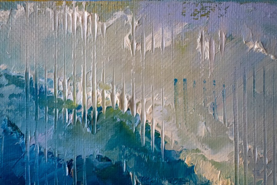 Storm movement and expression Painting by Anna Ravliuc