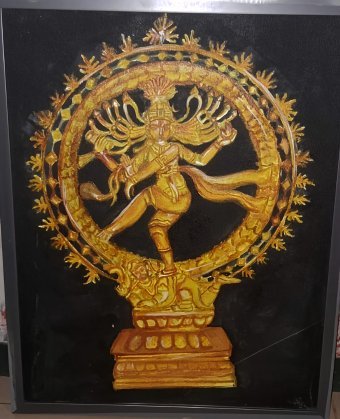 Живопис "Танець Космосу за участю Шиви", живописець Sagnik Paul акрил холст в Jose Art Gallery