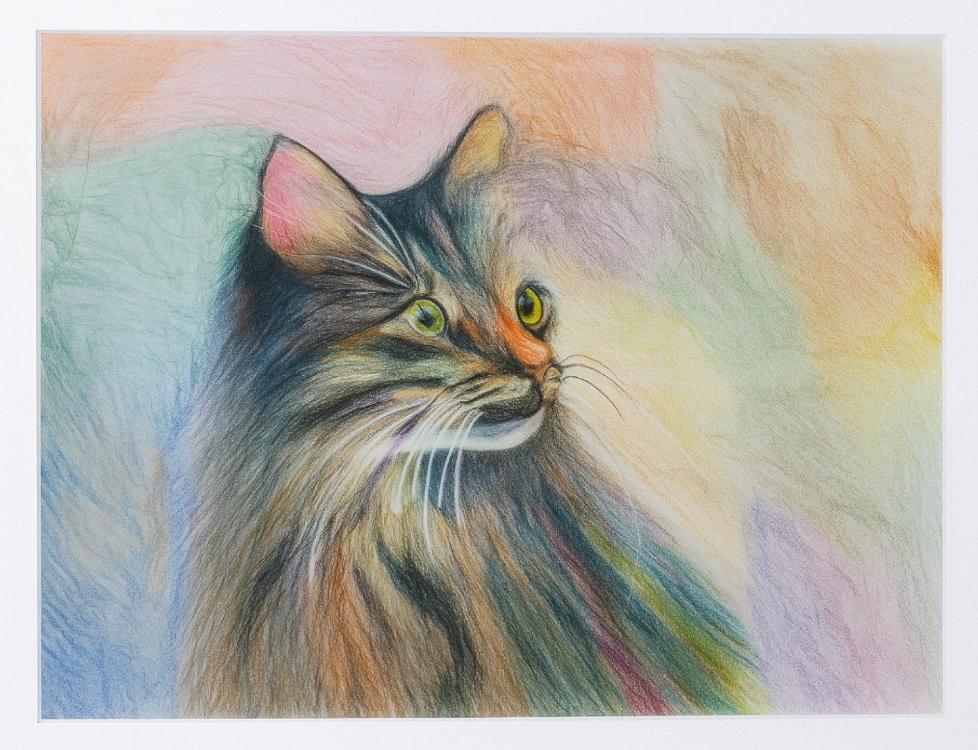 Nostalgia: Longing Through a Kitten's Eyes Painting by Nandani Sharma