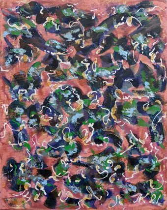 Pintura "Relajación vibrante en un caluroso día de verano", pintor Lena Kolambet óleo lienzo en Jose Art Gallery