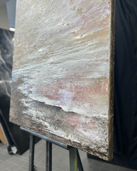 Дополнительное изображение 5: Импрессионизм Интерьер Живопись "Уход" живописец Ксения Елисеева смешанная техника холст 