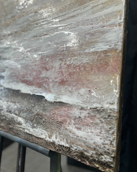 Дополнительное изображение 6: Импрессионизм Интерьер Живопись "Уход" живописец Ксения Елисеева смешанная техника холст 