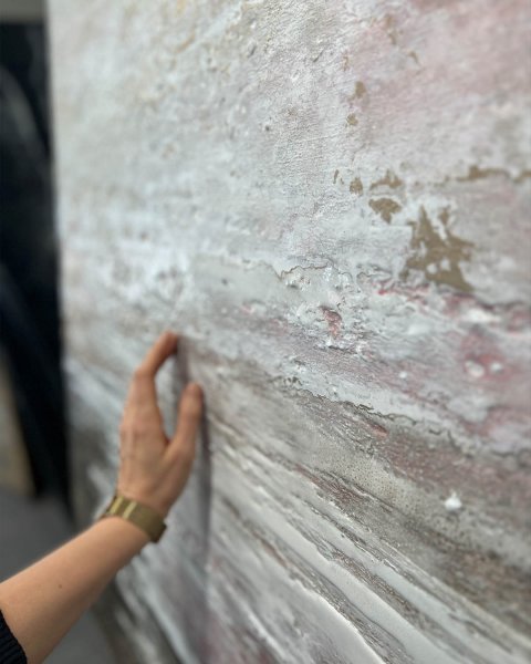 Дополнительное изображение 8: Импрессионизм Интерьер Живопись "Уход" живописец Ксения Елисеева смешанная техника холст 